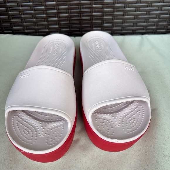 CROCS Women's Crocs crick and slides platform light pink - Picture 7 of 10